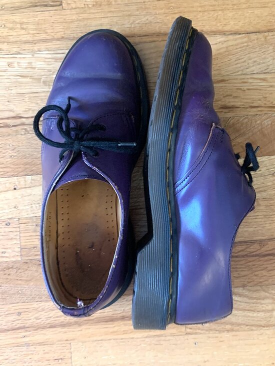 Dr. Martens Shoes - Dr Martens Purple 1461 Shoes - UK 5.5 US 7/8